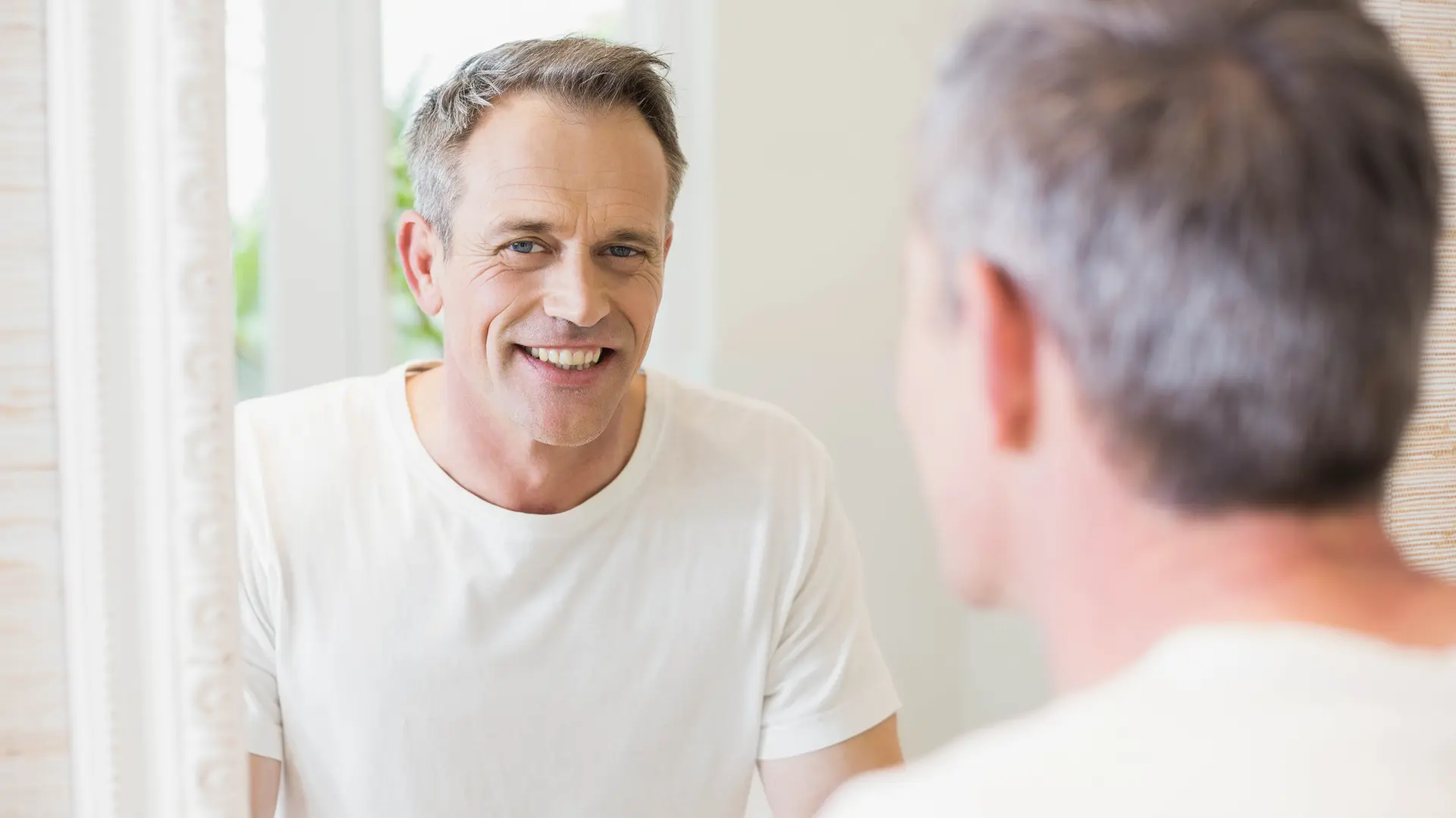 Man With Clean Teeth Smiling